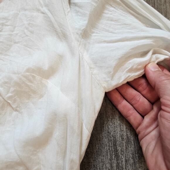 Antik Batik Daylee Long Dress Size M Floral Embroidered Boho Maxi V-Neck Boho - Picture 5 of 14